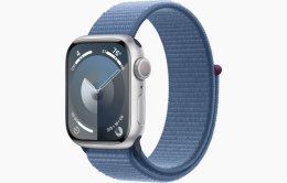 Apple Watch S9/ 45mm/ Silver/ Sport Band/ Winter Blue  (MR9F3QC/A)