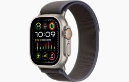 Apple Watch Ultra 2/ 49mm/ Titan/ Sport Band/ Blue-Black Trail/ -S/ M  (MRF53CS/A)