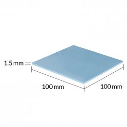 ARCTIC Thermal pad TP-3 100x100mm, 1,5mm (Premium)  (ACTPD00054A)