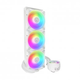 ARCTIC Liquid Freezer III - 420 A-RGB (White) : All-in-One CPU Water Cooler with 420mm radiator and  (ACFRE00153A)
