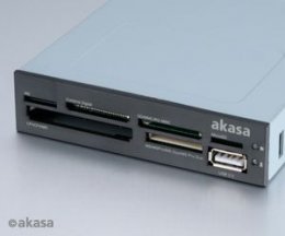 AKASA int. USB 2.0 interní čtečka karet + USB 2.0  (AK-ICR-07)