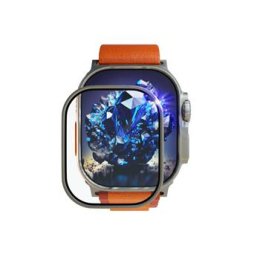 Safírové sklo pro Apple Watch Ultra s rámečkem  (FIXGSAW-1029)