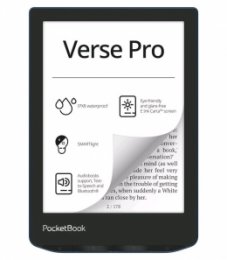 E-book POCKETBOOK 634 Verse Pro Azure, modrý  (PB634-A-WW)