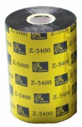 Zebra páska 3400 wax/ resin. šířka 102mm. délka 450  (03400BK10245)