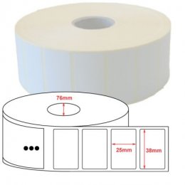 Z-Select 2000D, Midrange, 38x25mm, 5,180 labels, 10 rolls in box  (880150-025)