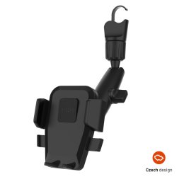 Sržák do auta FIXED Iconiq Mirror  (FIXICQ-MIRR-BK)