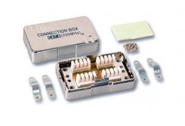 PremiumCord Propojovací box pro kabely Cat.6, narážecí, stíněný  (srjbox-02)