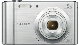 Sony Cyber-Shot DSC-W800 stříbrný,20,1M,5xOZ,720p  (DSCW800S.CE3)