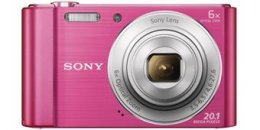 Sony Cyber-Shot DSC-W810 růžový,20,1M,6xOZ,720p  (DSCW810P.CE3)
