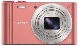 Sony DSC-WX350 růžová, 18,2Mpix,20xOZ,fullHD,WiFi  (DSCWX350P.CE3)