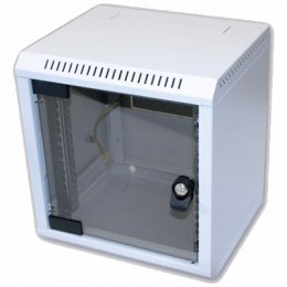 10" rack jednodílný 6U/ 260 TRITON šedý dveře sklo  (RBA-06-AS3-CAX-C1)