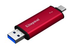 Kingston Dual Portable / 1TB / SSD / Externí / Červená  (SPSD/1TB)