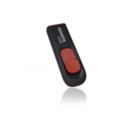 64GB USB ADATA C008  černo/ červená (potisk)  (AC008-64G-RKD)