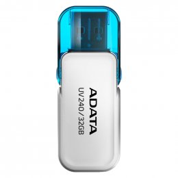 ADATA UV240/ 32GB/ USB 2.0/ USB-A/ Bílá  (AUV240-32G-RWH)