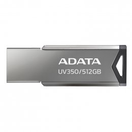 ADATA UV350/ 512GB/ USB 3.2/ USB-A/ Stříbrná  (AUV350-512G-RBK)