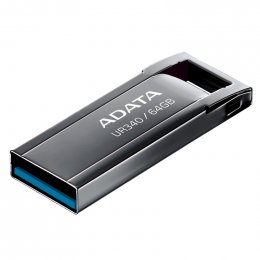 ADATA UR340/ 64GB/ 100MBps/ USB 3.2/ USB-A/ Černá  (AROY-UR340-64GBK)