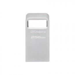 Kingston DataTraveler Micro/ 256GB/ USB 3.2/ USB-A/ Stříbrná  (DTMC3G2/256GB)