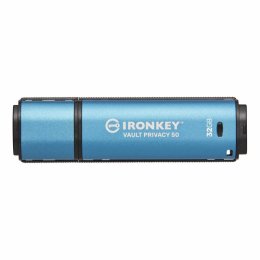 Kingston IronKey Vault Privacy 50/ 32GB/ USB 3.2/ USB-A/ Modrá  (IKVP50/32GB)