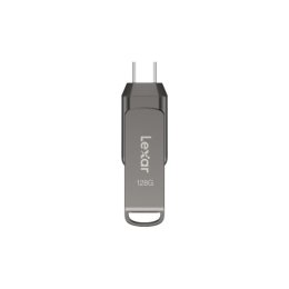 Lexar 128GB D400  Dual Type-C and Type-A USB 3.1  (LJDD400128G-BNQNG)