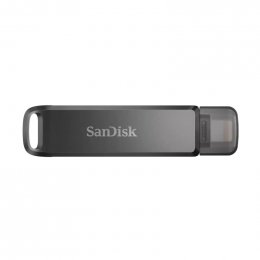 SanDisk iXpand Flash Drive Luxe/ 256GB/ 90MBps/ USB 3.0/ Lightning + USB-A/ Černá  (SDIX70N-256G-GN6NE)