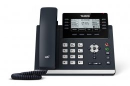 Yealink SIP-T43U SIP telefon, PoE, 3,7" 360x160 LCD, 21 prog.tl.,2xUSB, GigE  (SIP-T43U)