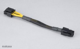 AKASA - 4-pin na 8-pin ATX PSU adaptér  (AK-CBPW10-15BK)
