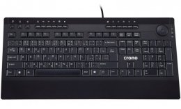 Crono KC2111/ Drátová USB/ CZSK-Layout/ Černá  (CK2111)