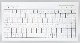 AMEI Keyboard AM-K2001W CZECH Slim Mini Multimedia  (AMEI AM-K2001W)
