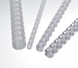 Plastové hřbety 10 mm, bílé  (LAMRE21DR10BL)