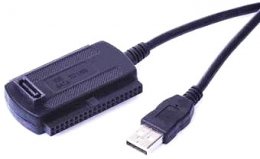 Kabel adapter USB- IDE/ SATA 2,5"/ 3,5" redukce  (AUSI01)