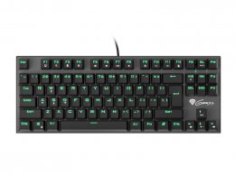 Genesis herní mechanická klávesnice THOR 300/ Green light/ Outemu Blue/ Drátová USB/ US layout/ Černá  (NKG-0945)