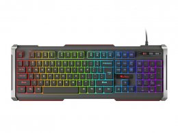 Herní klávesnice Genesis Rhod 400 RGB, US layout, 6-zónové RGB podsvícení  (NKG-0993)