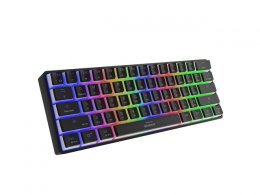 Genesis herní klávesnice THOR 660 RGB / Bezdrátová Bluetooth / US layout / Černá  (NKG-1844)