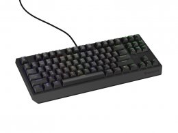 Genesis herní klávesnice THOR 230/ TKL/ RGB/ Outemu Brown/ Drátová USB/ US layout/ Černá  (NKG-2079)