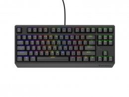 Genesis herní klávesnice THOR 230/ TKL/ RGB/ Outemu Red/ Drátová USB/ US layout/ Černá  (NKG-2077)