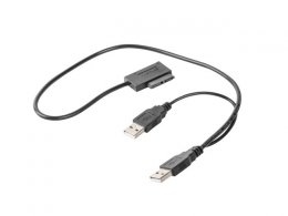 Kabel CABLEXPERT adaptér USB na Slim SATA SSD, DVD  (A-USATA-01)