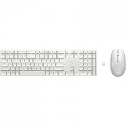 HP 650 Bezdrátová klávesnice a myš - bílá  (4R016AA#BCM)