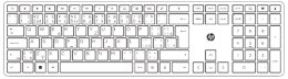 HP 720 Rechargeable wireless keyboard mouse CZ / SK