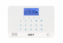 iGET SECURITY M3B - bezdrátový GSM alarm CZ, zasílá SMS/ telefonuje,záložní baterie 8 hod,aplikace CZ  (SECURITY M3B)