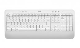 Logitech K650 / Bezdrátová USB + Bluetooth / CZ-SK layout / Šedá  (920-010979)