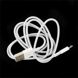 MD819 iPhone Lightning Datový Kabel White 2m (Bulk)  (8592118839129)