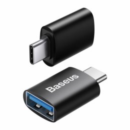 Baseus ZJJQ000001 Ingenuity Mini OTG Adaptér z USB-A na USB-C Black  (6932172605643)