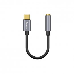 Baseus CATL54-0G Kabelová Redukce z USB-C na 3.5mm Audio Jack L54 (female) Deep Grey  (6953156297852)