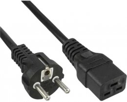 PremiumCord Kabel síťový k počítači 230V 16A 1,5m IEC 320 C19 konektor  (kpspa015)
