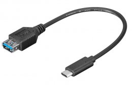 PremiumCord Adaptér USB-C (M) - USB 3.0 A (F), 0,2 m  (kur31-01)