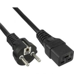 PremiumCord Kabel síťový k počítači 230V 16A 3m  IEC 320 C19 konektor  (kpspa)