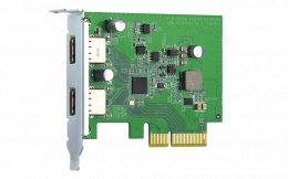 QNAP QXP-10G2U3A - Dvouportová USB 3.2 Gen2 10Gb PCIe rozšiřující karta pro NAS a PC  (QXP-10G2U3A)