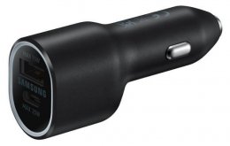 Samsung Duální autonabíječka 40W (USB,USB-C) Black  (EP-L4020NBEGEU)