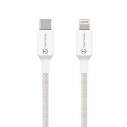 Tactical Stitch Thread Cable USB-C / Lightning 1m White  (8596311283420)