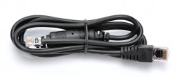 Kabel RJ10 24V pro pokladní zásuvku a pokladnu Euro 500TX, 1,1 m, černý  (EKA05114)